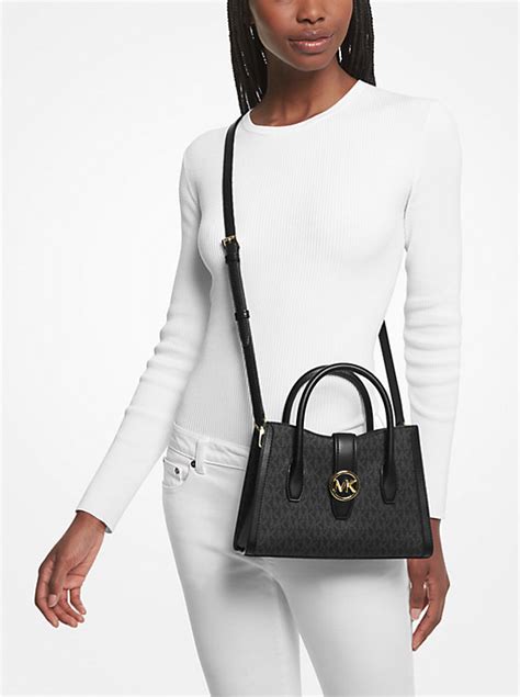 gabby small satchel michael kors|Gabby Small Logo Satchel – Michael Kors Pre.